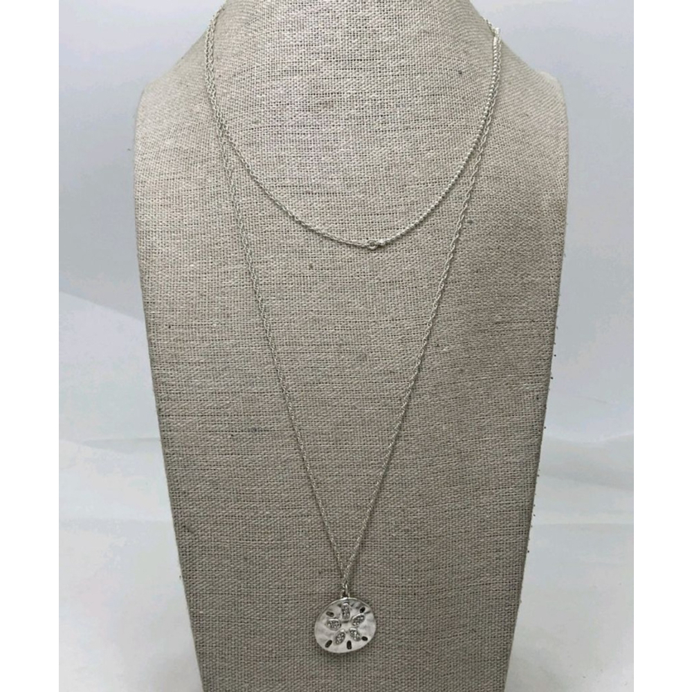 Banana Republic Sand Dollar Pendant Necklace NWT